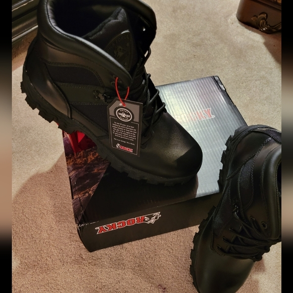 Mens Arch Support Water Proof Boot - Picture 4 of 5